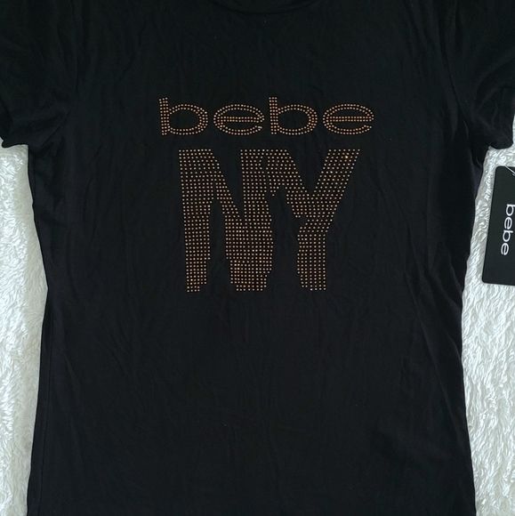bebe Black🖤 NY🌁 Empire State Building and Statue of Liberty🗽Top - NWT - Picture 3 of 16